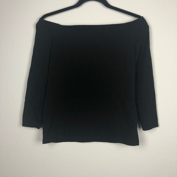 👌3/$12👌 Zara black off the shoulder long sleeve top - Picture 4 of 10